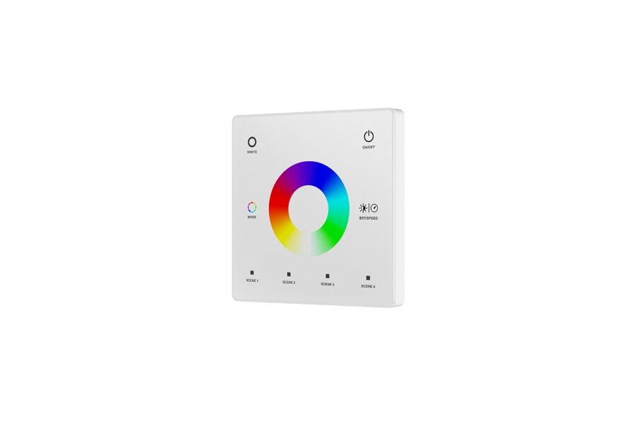 Bezvadu RGB/RGBW 1 Zonas, 4 scenāriju LED Lentu RF Kontroles panelis/pults AIP-TW4