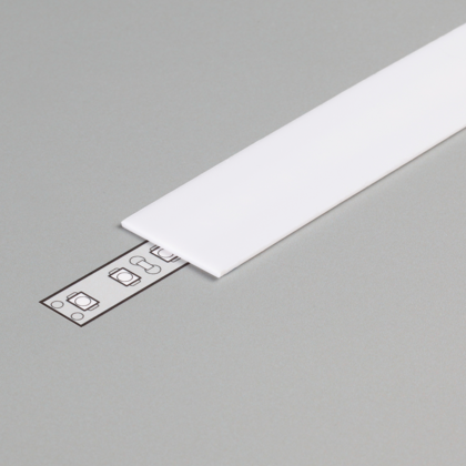 PC OPAL Cover for LED Strip Aluminium profile LINEA20