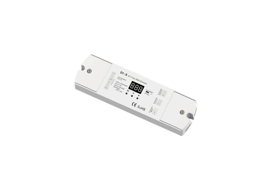 AC TRIAC DMX512 LED Kontrolieris D1-S