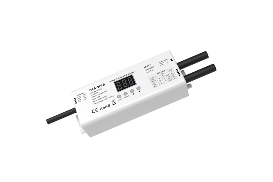 D4A-WPS IP67 DALI LED Lentu Kontrolieris