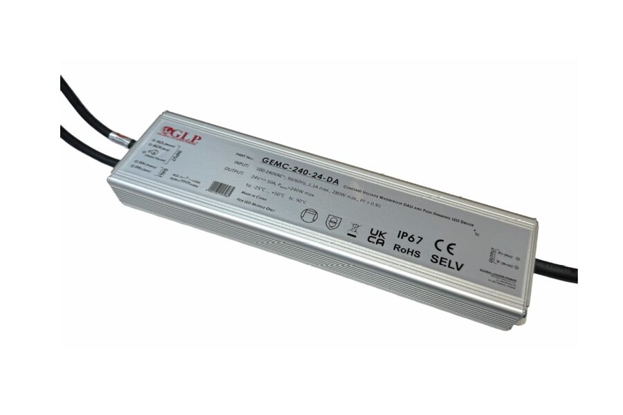 240W DALI DImmable LED Power supply 24V IP67