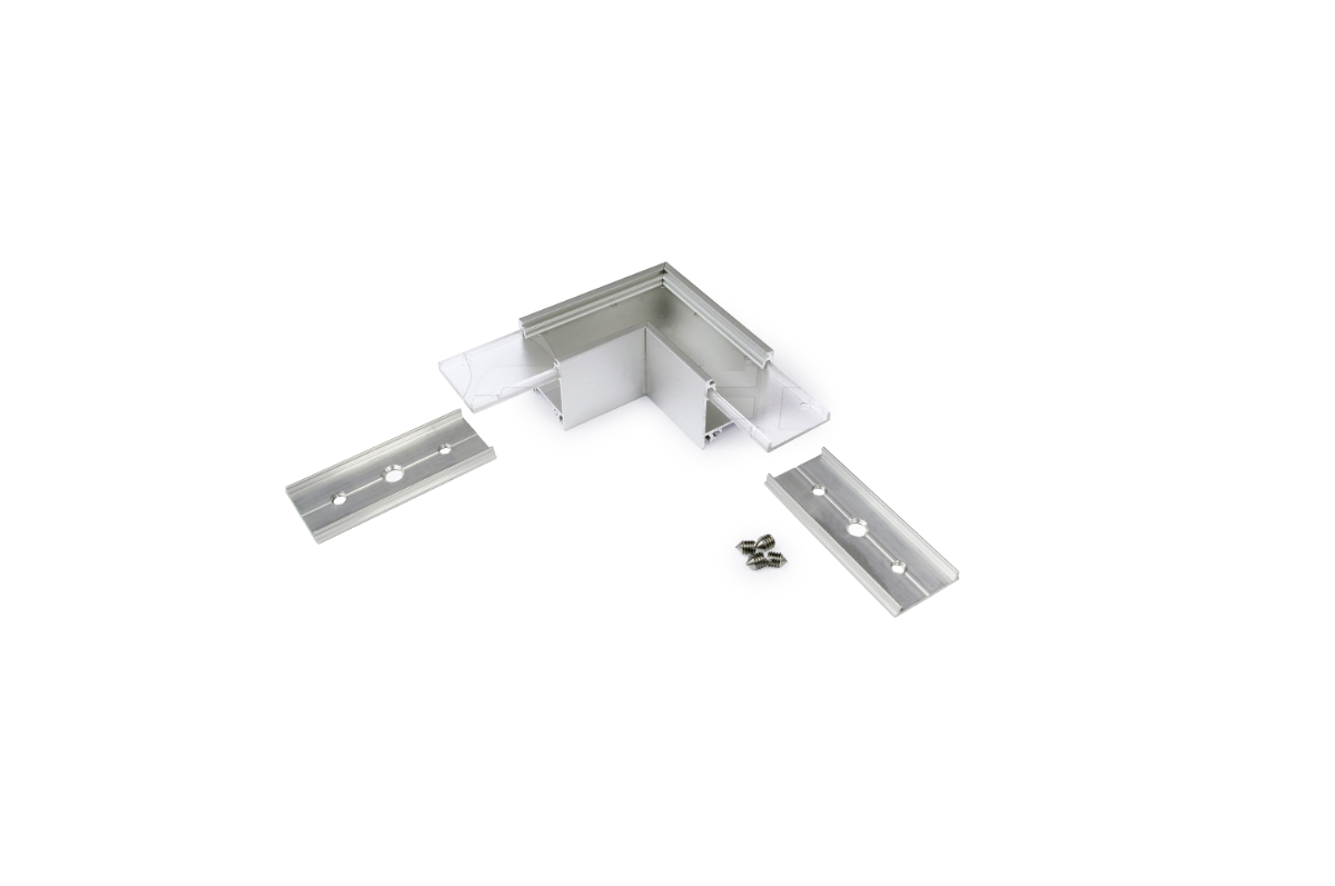 90° Horizontal corner connector for Aluminium profile LINEA20