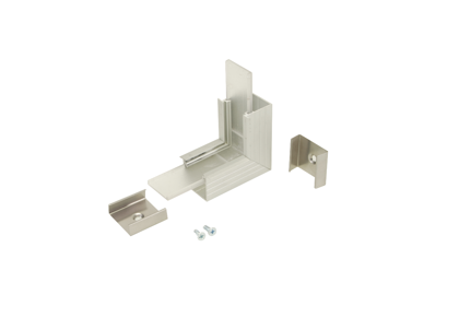90° Vertical corner connector for Aluminium profile LINEA20