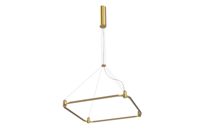 Suspended Magnetic Modular LED System AIP-SQUARE BRASS