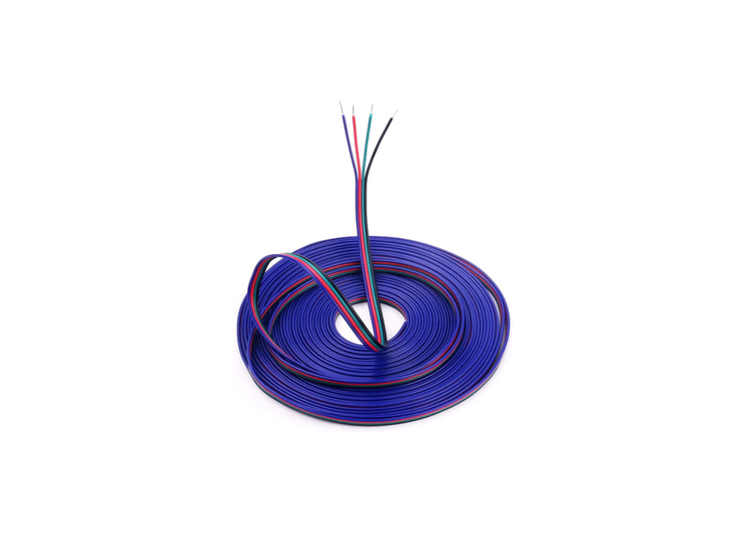 RGB LED Strip cable 4x0,30mm²