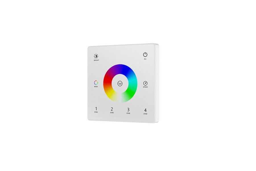 Bezvadu RGB/RGBW 4 Zonu LED Lentu RF Kontroles panelis/pults AIP-TW4-4