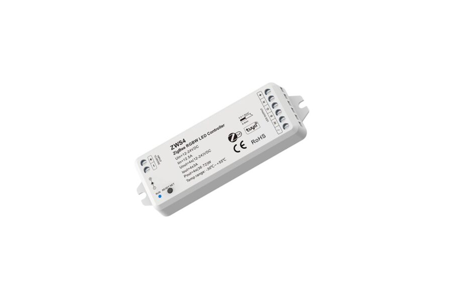 WiFi Tuya Zigbee RF RGBW 1 zonas LED lentu Kontrolieris ZWS4