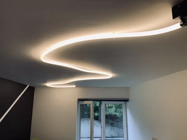LED Neona apgaismojums Juglā, Ciemupes ielā