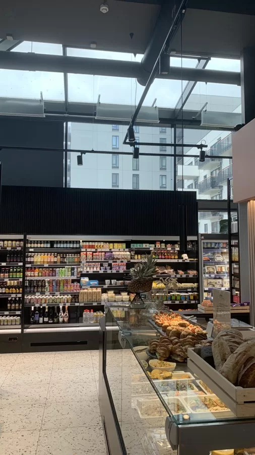 Pārtikas Veikala "Mils." Sliežu sistēmas LED Apgaismojums